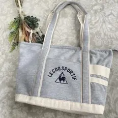 le coq sportif トートバッグ　グレー　スウェット　ロゴ　大容量のサムネイル