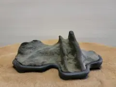 滋賀県 愛知川石 ウッドフォルモ台座付き 鑑賞用石 水石 天然石 - メルカリ