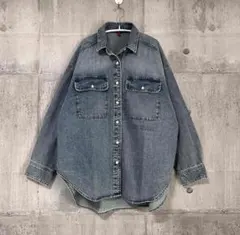 【即配送】リヴドロワ【MONN.:.(モン)】ビッグデニムシャツのサムネイル