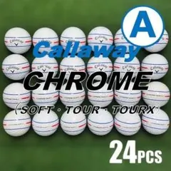 【A81】クロムソフト・ツアー・ツアーX 360 白トリプルトラック 24球