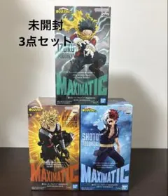 僕のヒーローアカデミア MAXIMATIC 轟焦凍 爆豪勝己 緑谷出久フィギュア