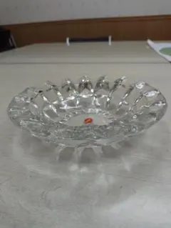 昭和レトロ HOYAセミクリスタル ガラス 灰皿アシュトレイBP706TA671