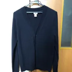 H&M カーディガン メンズ ネイビー