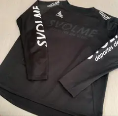 SVOLME スボルメ 長袖 スポーツウェア ブラック