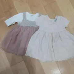 TOCCA♥️petit mainフリル付きドレス ピンク 2点セット