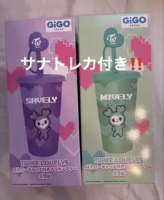 TWICE LOVELYS タンブラー ミブリーナブリー シールセット - メルカリ