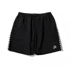 未使用 デヴァローゴルフ チェッカー 切替 ショートパンツ L グリーン