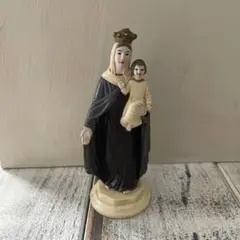 聖母子像 黒いマリア 20cm 幼子イエス モンセラ修道院ネオゴシック