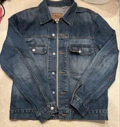 ☆美品☆OLD GAP 90s00s 1969革パッチトラッカーデニムジャケット