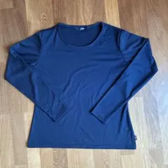 プリンス　レディース長袖シャツ　Mサイズ　ネイビー