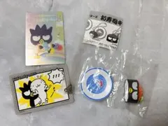 新品未使用　サンリオキャラクターズ　お寿司キーチェーン　バッドバツ丸