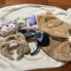 キャラクターグッズセット（ダッフィー、ミッキー耳）