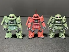 ガンダム モビルスーツアンサンブル シャア専用ザク 量産型ザク ×2のサムネイル