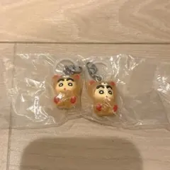 クレヨンしんちゃん　みんなでくまパジャマ　めじるしアクセサリー