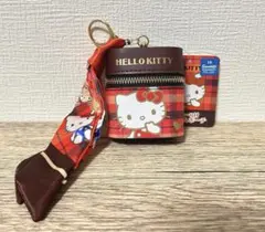 サンリオキャラクターズ　ハローキティ　スカーフ付き　チャームポーチ