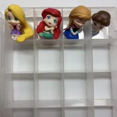 ディズニープリンセス ミニフィギュア 4体セット ガチャ