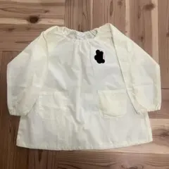 幼稚園用スモック 長袖 イエロー