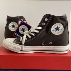 コンバース　オールスター　インヒールハイカット　エボニーブラック24.5cm
