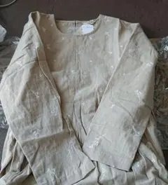 新品 サマンサモスモス 花柄 刺繍 ワンピース