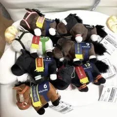 競走馬 ぬいぐるみマスコット7体セット！