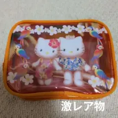 新品　ビニールポーチ　キティ　ディアゴスティーニ　ハローキティ　日焼け　レトロのサムネイル