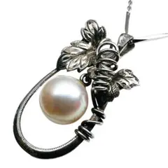 【美品】ネックレス 真珠 パール シルバー950 ロング 一品物 希少 レア