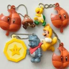 スーパーマリオ 3Dランド オリジナルマスコット 伊藤園　キーホルダー
