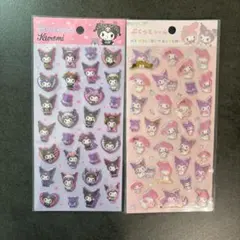 ぷくっとシール サンリオ クロミ マイメロディ ダイソー