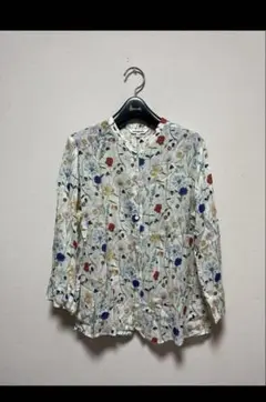 美品クーポールリバティバンドカラーシャツ