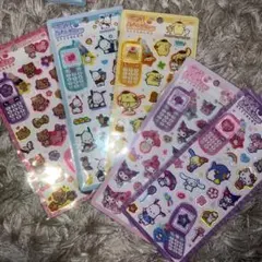 サンリオ 平成はっぴーフォン 5点 正規品 キティ　クロミ　マイメロ　シナモン