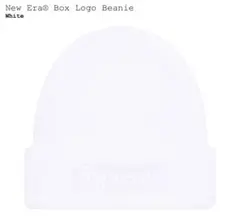 新品　Supreme New Era® Box Logo Beanie ホワイト