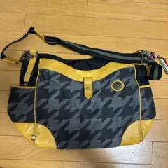 【オロビアンコ】ハウンドトゥースパターン ショルダーバッグ