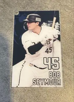 オリックスバファローズ　シーモア選手　アクリルカード　コロチャレ