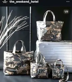 THE WEEKEND HOTEL SpaBag トートバッグ ブラック 美品 - メルカリ