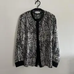 antiqua（アンティカ）サラサ柄 バイカラーシャツ