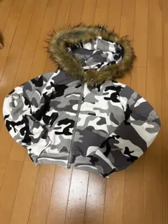 9/s project 迷彩フーディ