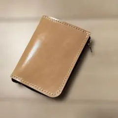 く*う様 超特価·☆栃木レザー(グレージング)☆ハンドメイド☆コンパクトウォレト