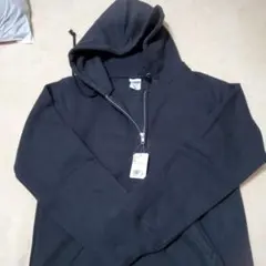 新品　10オンス　LIFEMAX ブラック ジップアップパーカー XS