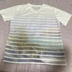 Vネック メンズTシャツ