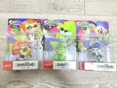 【新品】 amiibo スプラトゥーン /ガール・ボーイ・イカ 3個セット