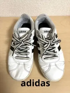 adidas スニーカー ホワイト×ブラック レディース