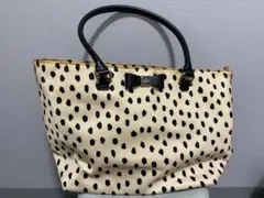 水玉模様　Kate spade トートバッグ