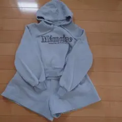 ラブトキ　ライトブルー フード付きパーカー　キュロット
