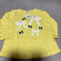 新品未使用　ミキハウス　ホットビスケッツ　長袖トップス　ロンT 80 女の子