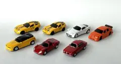 ジョージア　おまけ　アルファロメオ　ミニカー　7台セット