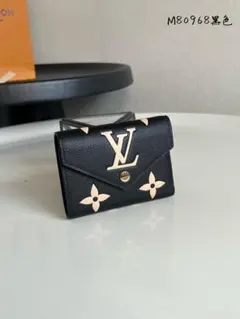 Louis Vuitton 三つ折り財布 黒色