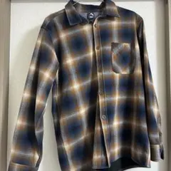 フランネル長袖シャツ チェック柄