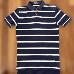 65.Polo by Ralph Laurenストライプ ポロシャツ アジアXS