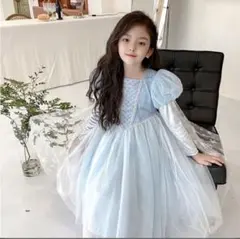 エルサ風ドレス 110cm（楽天人気商品）　エールピュア