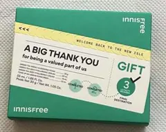 イニスフリー＊トライアルキット＊洗顔・美容液・クリーム＊日焼け止め＊4点セット